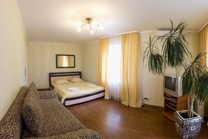 Lägenhet | 1 sovrum, strykjärn/strykbräda, gratis wi-fi och sängkläder