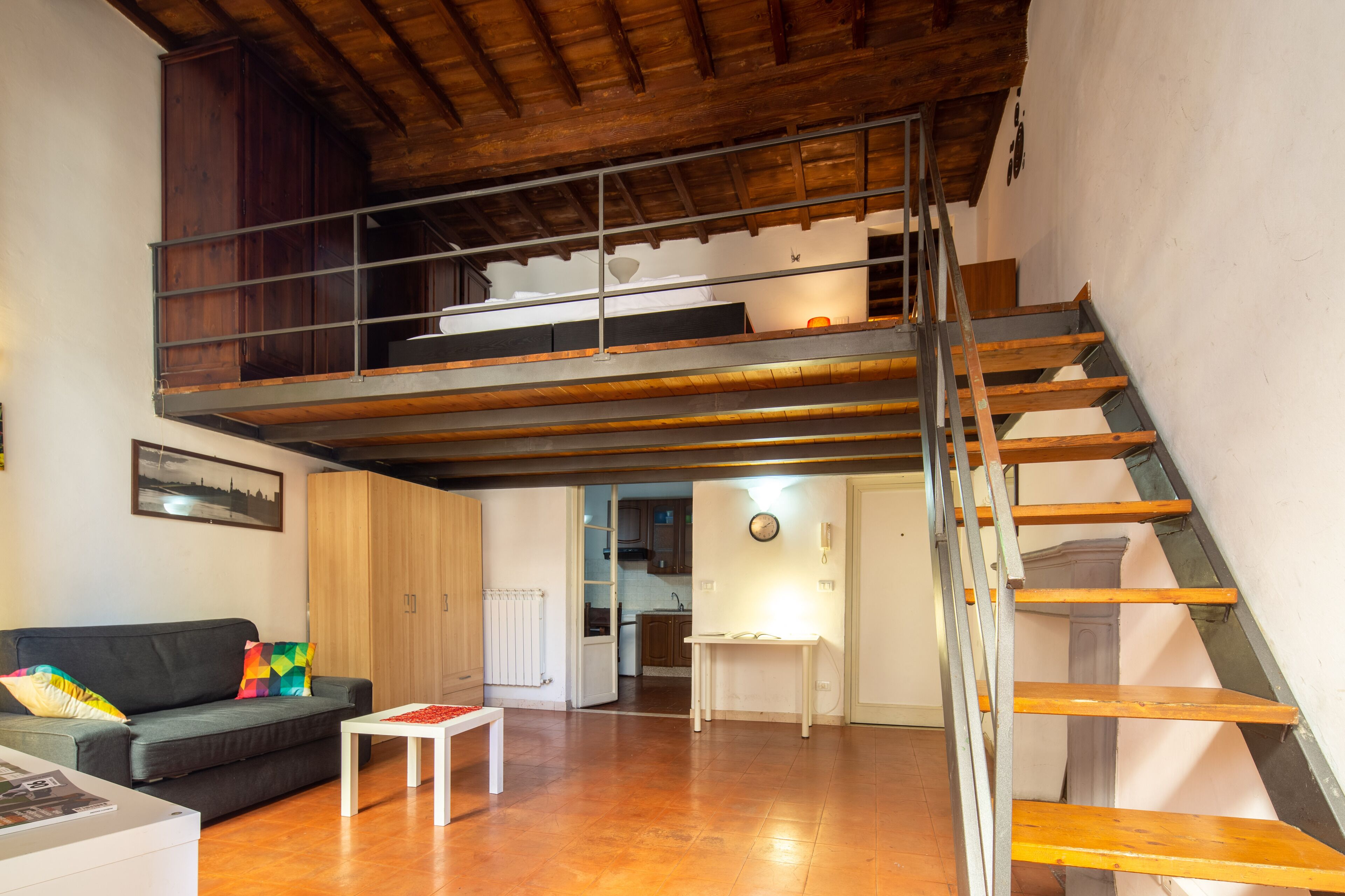 Comfort-Loft, 1 Schlafzimmer | Wohnbereich