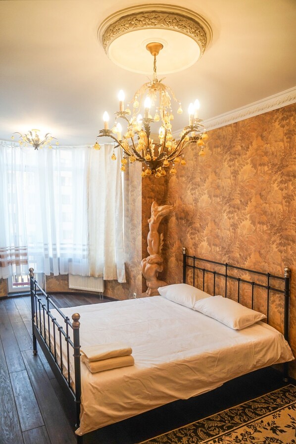 公寓 | 1 多间卧室、熨斗/熨衣板、免费 WiFi、床单