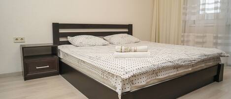 Appartement | 1 chambre, fer et planche à repasser, Wi-Fi gratuit, draps fournis