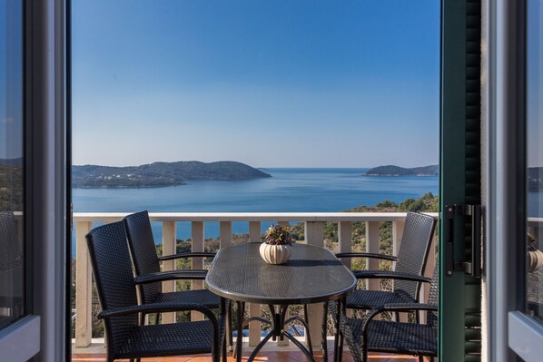 Apartment, 1 Bedroom | Balcony view - Apartments Nautilus Orasac (Dubrovnik)