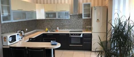 公寓, 1 间卧室 | 私人厨房 | 大冰箱、微波炉、烤箱、炉灶