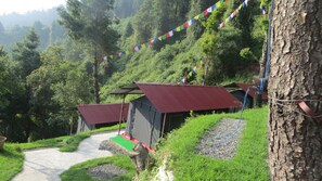 Comfort Tent | Balcony view - Kakani Adventure Camp (Kakani)