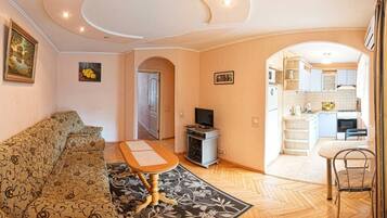 Apartamento | 2 quartos, ferros/tábuas de passar roupa, Wi-Fi de cortesia