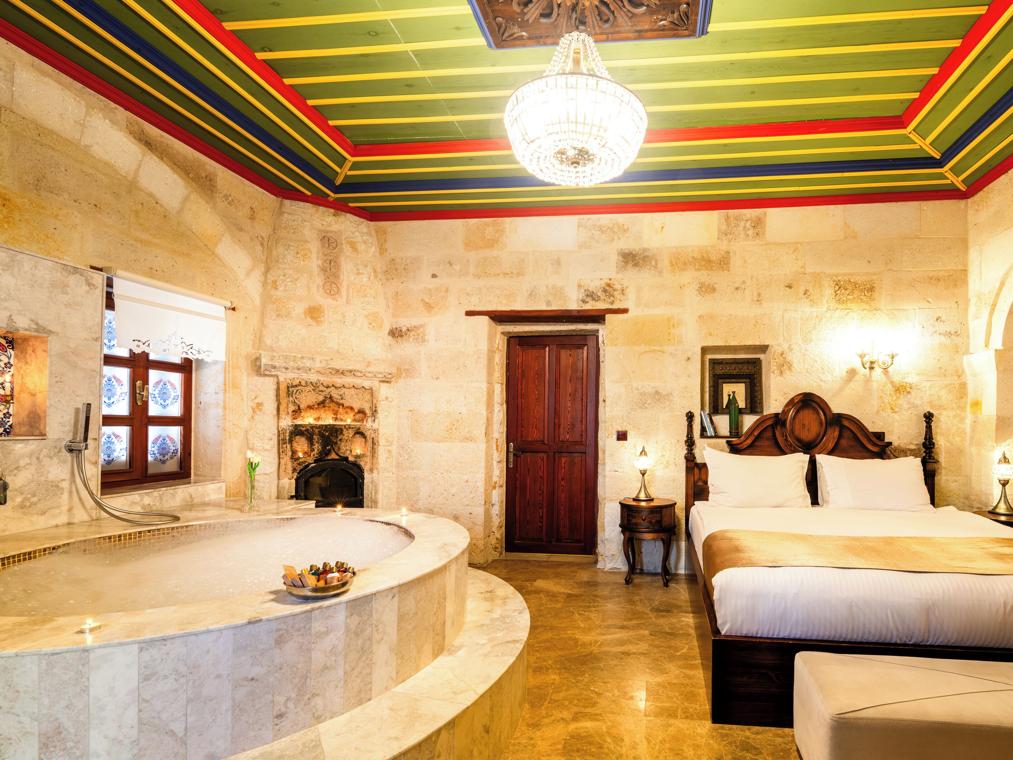 Sultan Stone Suite | Premium bedding, minibar, in-room safe, individually decorated