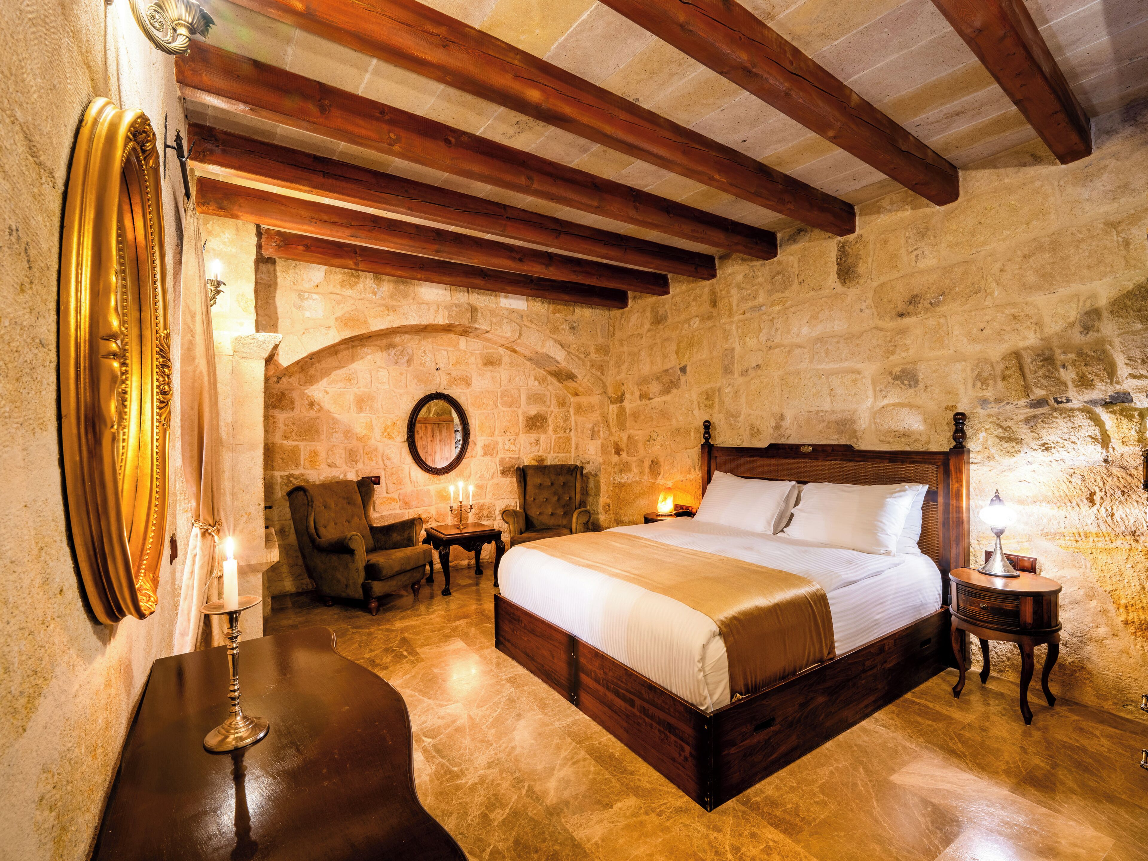 Superior Stone Suite | Premium bedding, minibar, in-room safe, individually decorated