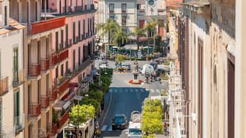 Blick von der Unterkunft