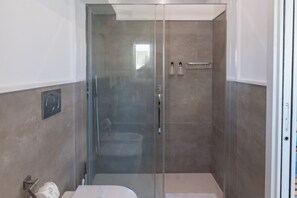 Douche, articles de toilette gratuits, sèche-cheveux, bidet
