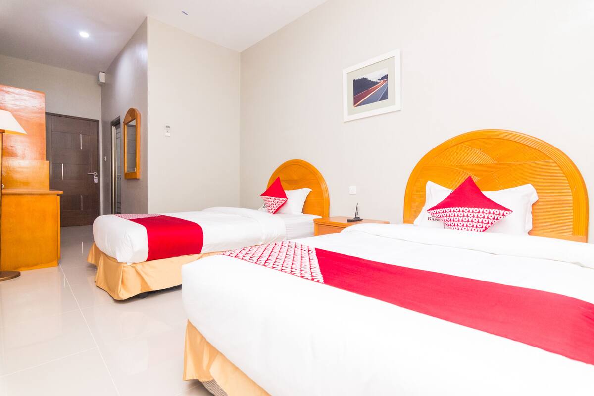 Kamar Twin Deluks | Meja kerja, Wi-Fi gratis, dan seprai linen