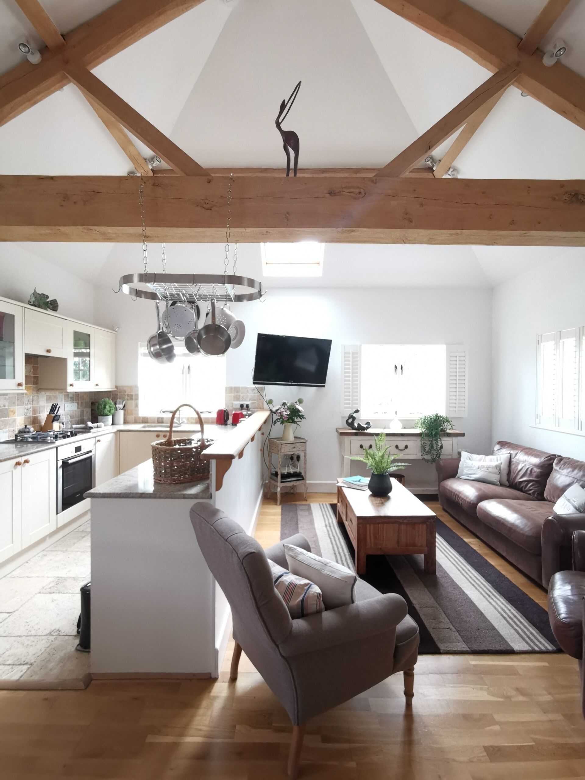 TV, DVD player, books