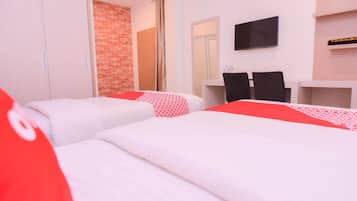 Phòng 2 giường đơn Deluxe | Bàn, truy cập Internet không dây miễn phí, bộ trải giường