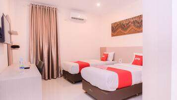 Deluxe Twin kamer | Een bureau, gratis wifi, beddengoed