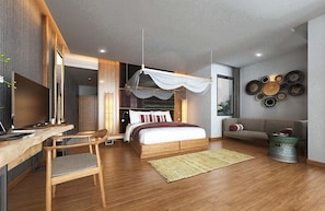 Zwekapin Deluxe Room | Literie de qualité supérieure, coffres-forts dans les chambres, bureau