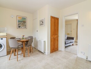 Cottage | Private kitchen | Fridge, dishwasher, electric kettle, toaster - Sea View Cottage (Frinton-on-Sea)