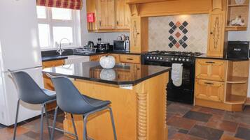 Dishwasher, highchair, cookware/dishes/utensils