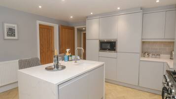 Electric kettle, toaster, highchair, cookware/dishes/utensils