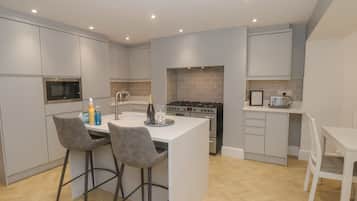 Electric kettle, toaster, highchair, cookware/dishes/utensils