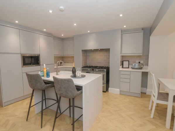 Electric kettle, toaster, high chair, cookware/dishes/utensils