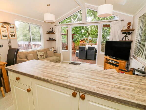 Ferienhaus | Wohnzimmer | Fernseher