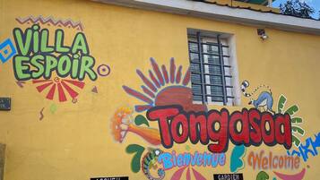 Façade de l’hébergement