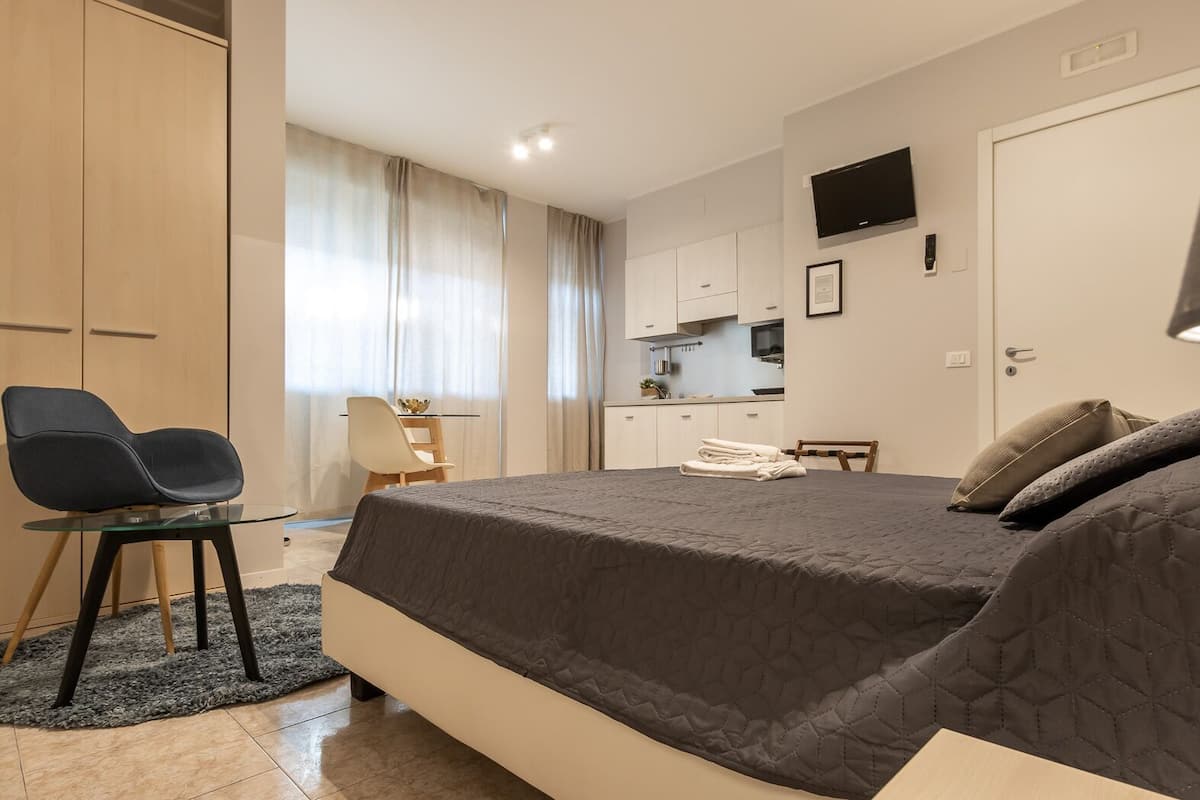 Estudio Deluxe | 1 habitación, wifi gratis y ropa de cama