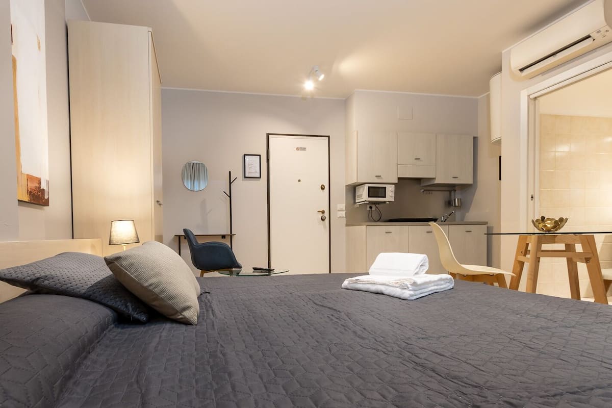 Estudio Deluxe | 1 habitación, wifi gratis y ropa de cama