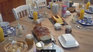 Kontinental frokost er inkludert hver dag