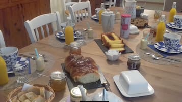 Petit-déjeuner continental compris tous les jours