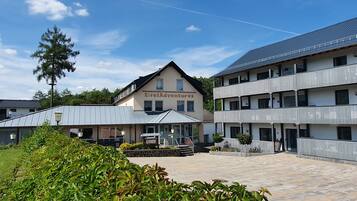 Comfort-Apartment | Blick auf den Garten