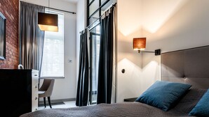 Leilighet – deluxe | Lydisolert, strykejern/-brett, wi-fi (inkludert) og sengetøy
