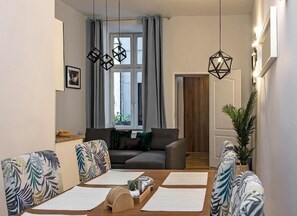 Standard Apartment | Living area - 3D WAWEL Apartament (Kraków)