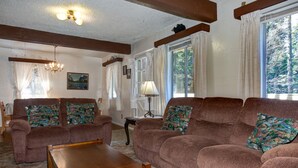 Living room - Brookside Cottage (Yosemite National Park)