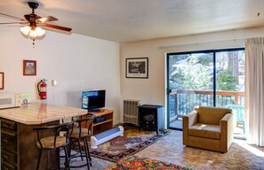 公寓客房, 1 間臥室 | 客廳 | 電視