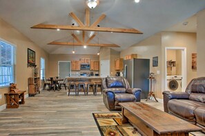 Living room - Peckinpah Cabin (North Fork)