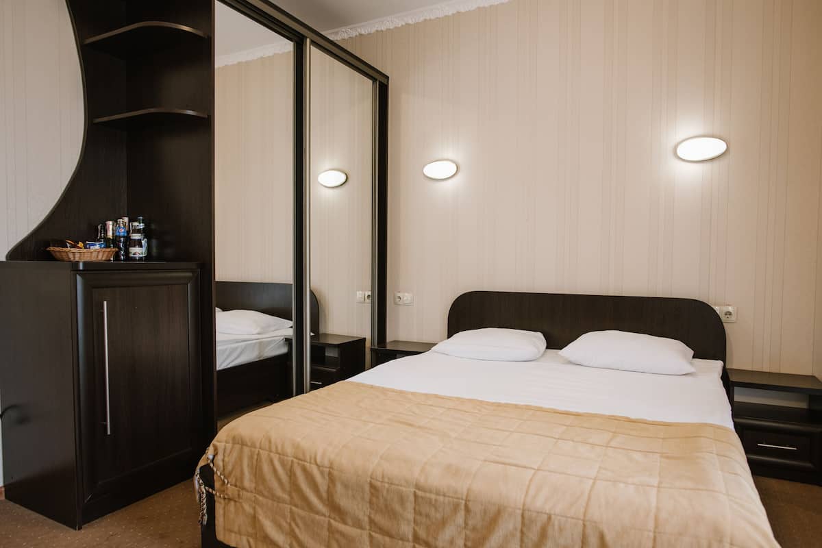 Standard Double Room | Minibar, in-room safe, desk, soundproofing