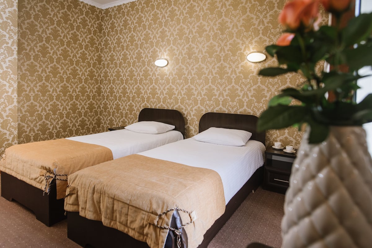 Standard Twin Room | Minibar, in-room safe, desk, soundproofing