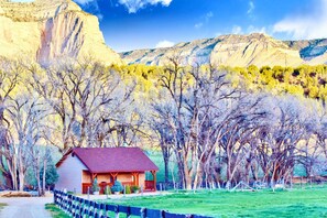 Premium Cabin (Cottonwood Cabin) | Property grounds