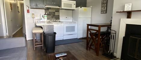 TV, fireplace, DVD player