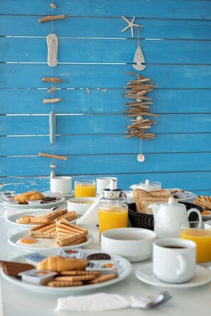Breakfast meal - Sagma Beach Rooms (Santorini)
