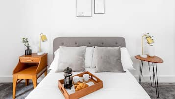 2 bedrooms, individually decorated, individually furnished