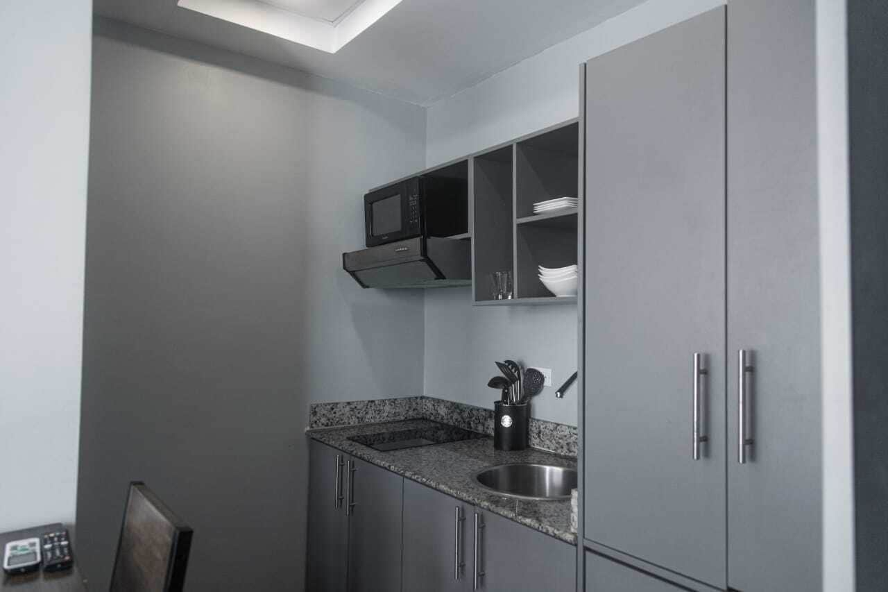 studio, 1 full bed, kitchen, city view (studio apartment) | private kitchen | dishwasher, coffee/tea maker, cookware/dishes/utensils