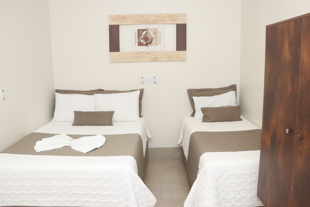 Minibar, desk, WiFi (free), bed sheets