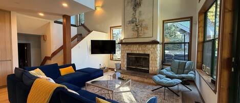 تلفزيون، مدفأة