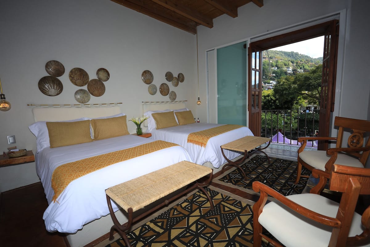 Suite, 2 Double Beds | 1 bedroom, free WiFi, bed sheets