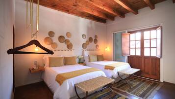 Habitación Deluxe, 2 camas matrimoniales (Superior) | Wifi gratis y ropa de cama