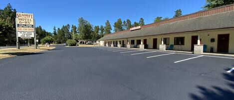 Façana frontal de l'allotjament