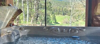 Cliffside Cabin amongst trees, serene w/ Views.