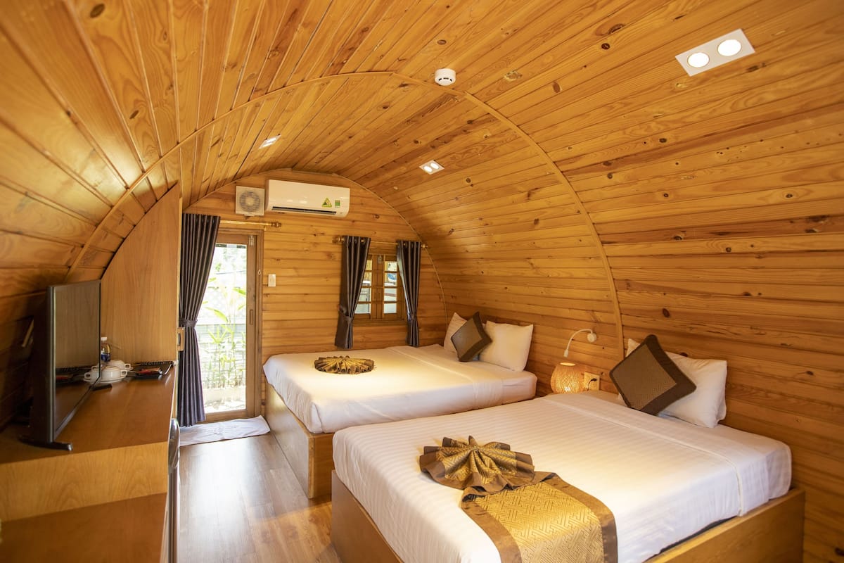 Deluxe bungalow | 1 slaapkamer, een minibar, een kluis op de kamer, een bureau