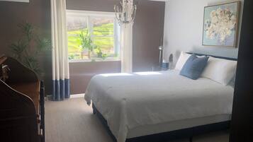 2 soverom, skrivebord, strykejern/-brett og wi-fi (inkludert)