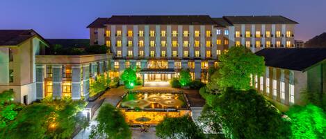 Front of property – evening/night